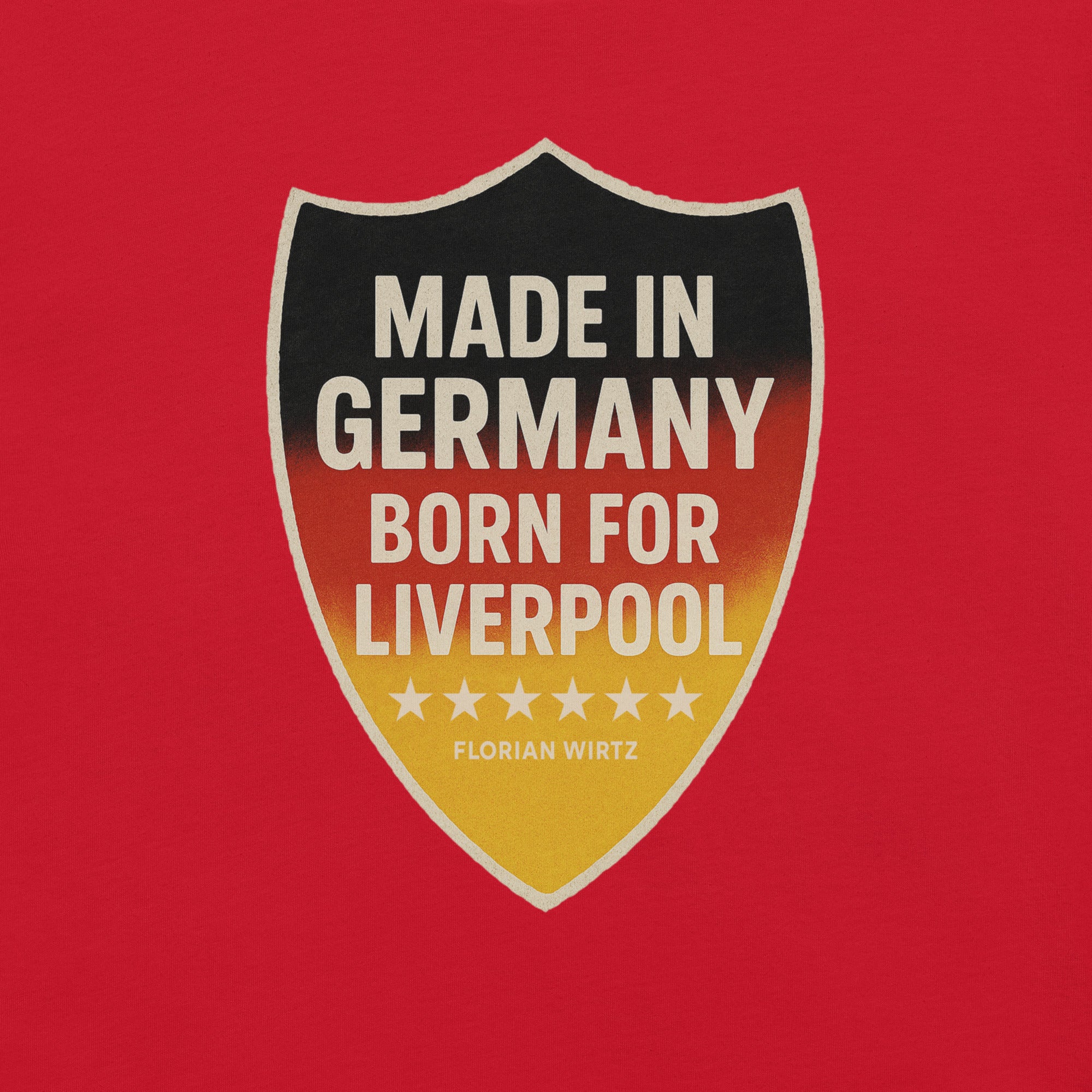 LFC Florian Wirtz: Born For Liverpool T-Shirt-Prism and Ink