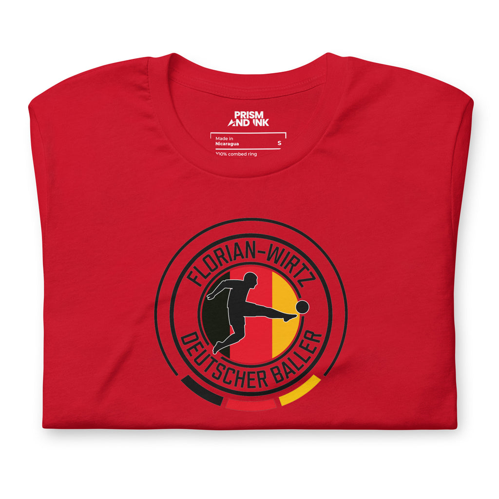 LFC Florian Wirtz: Deutscher Baller T-Shirt-Prism and Ink