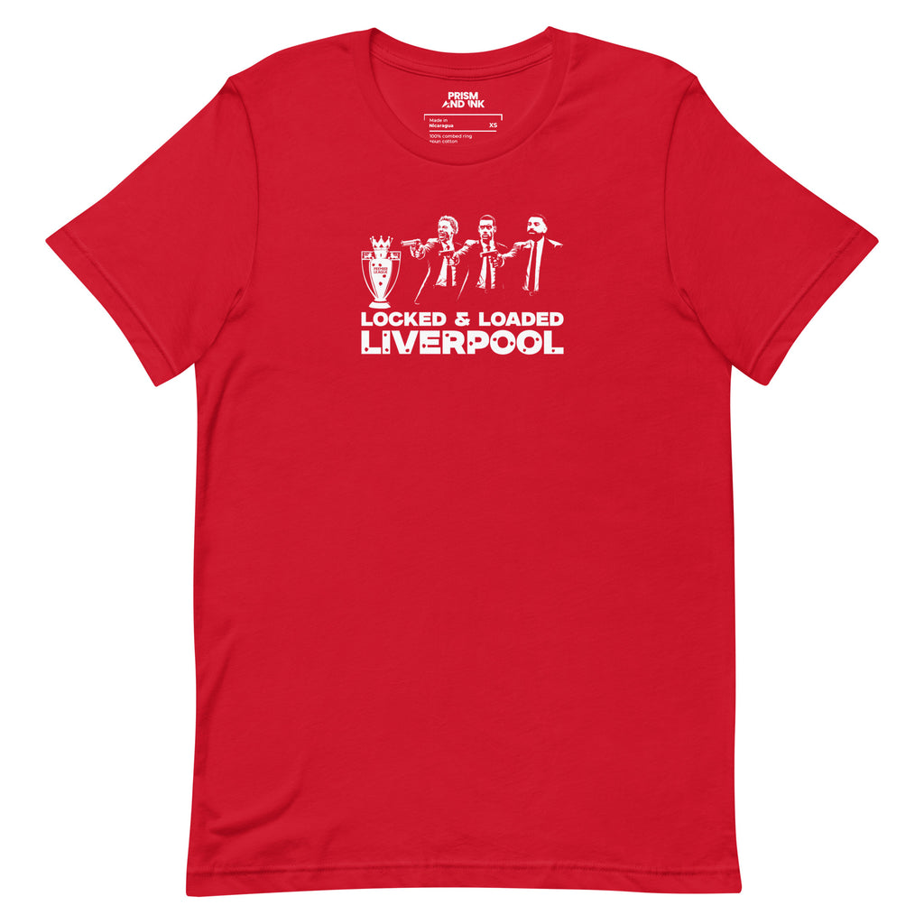 LFC Locked & Loaded – Liverpool’s Lethal Trio T-Shirt-Prism and Ink