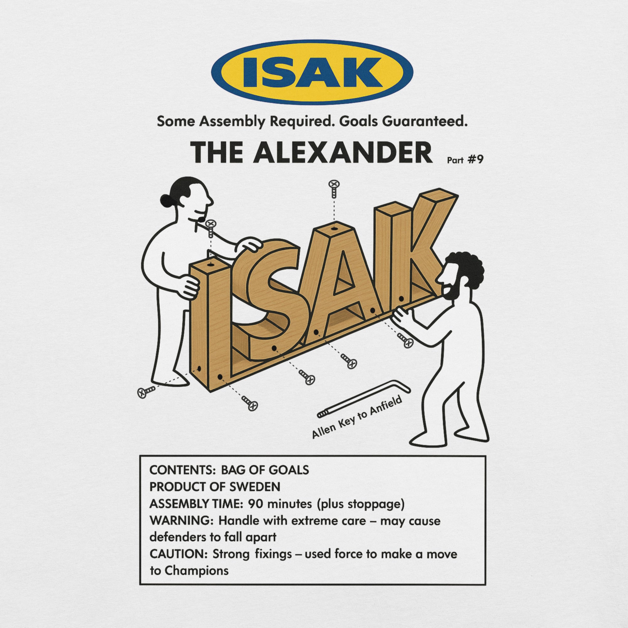 LFC Isak The Alexander Instructions T-Shirt