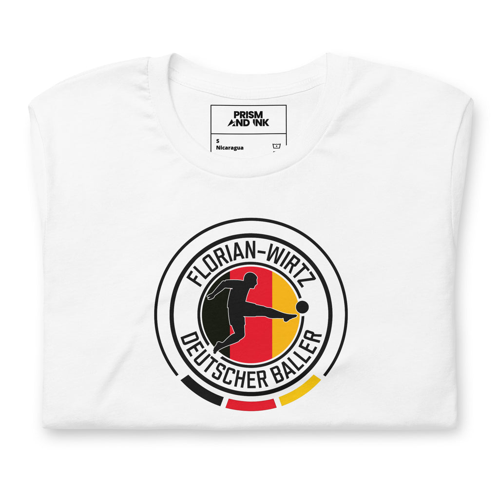 LFC Florian Wirtz: Deutscher Baller T-Shirt-Prism and Ink