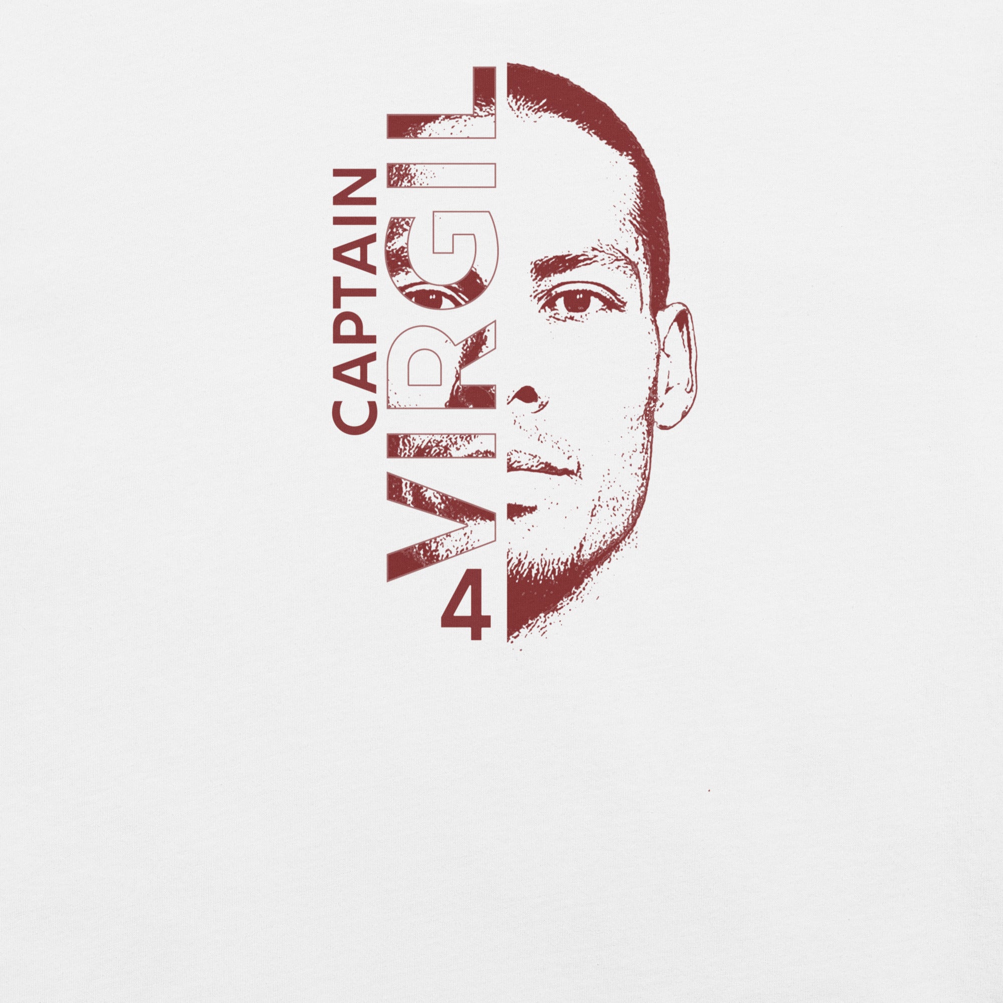 LFC Captain Virgil The Face of Defence T-Shirt-Prism and Ink