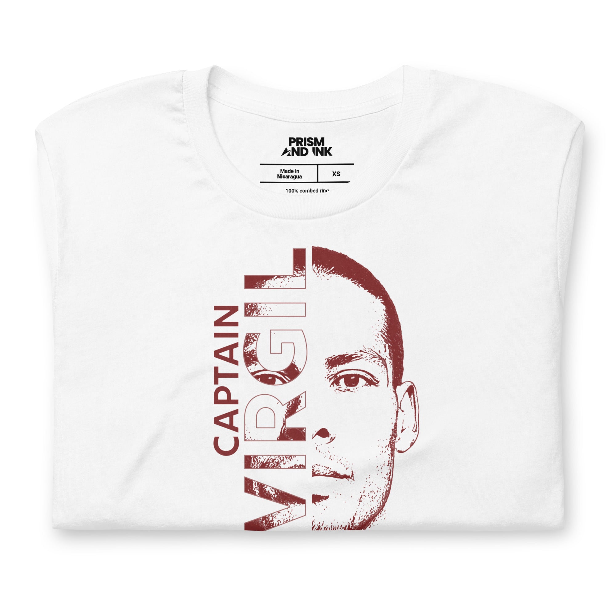 LFC Captain Virgil The Face of Defence T-Shirt-Prism and Ink