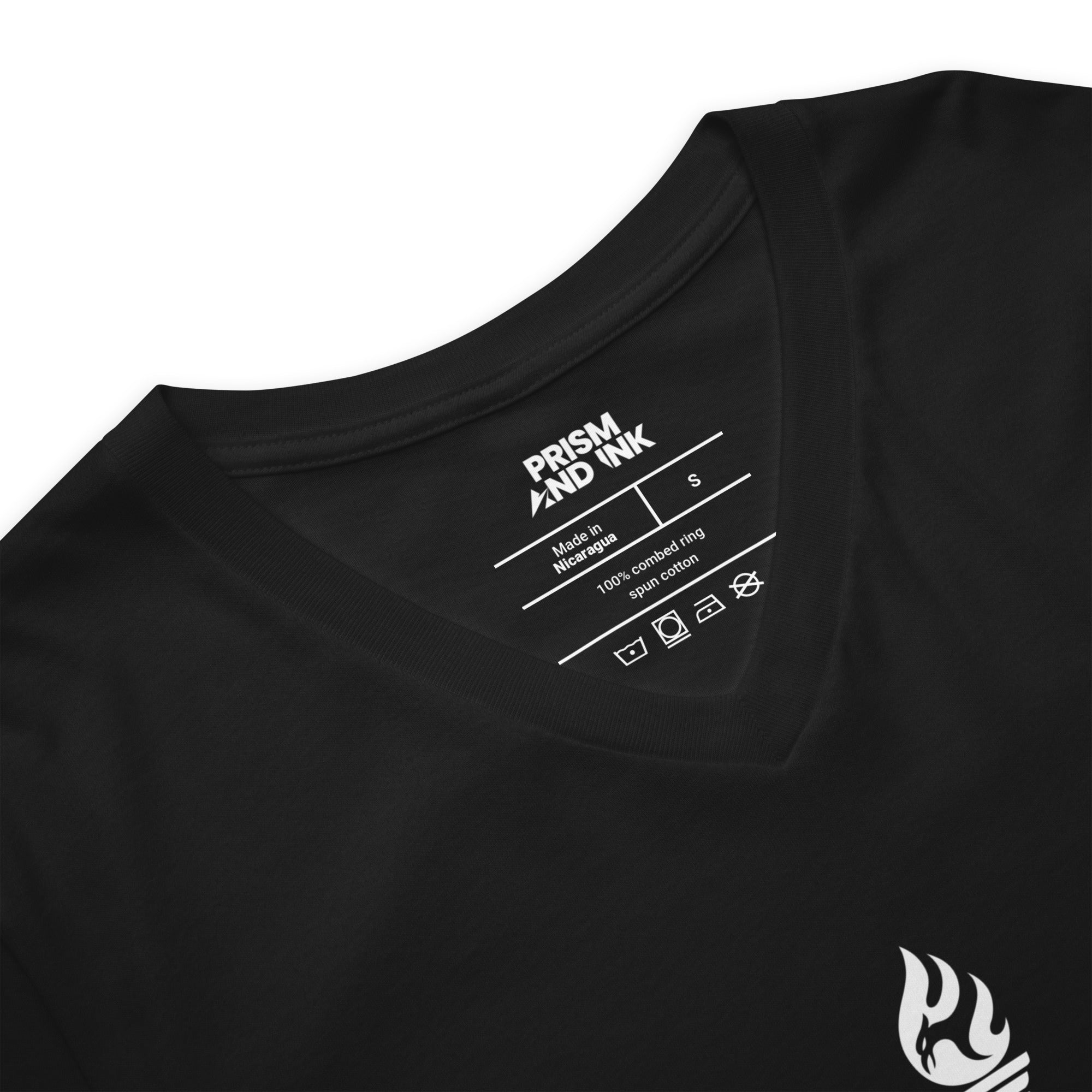 LFC This Flame Never Dies V-Neck T-Shirt-Prism and Ink